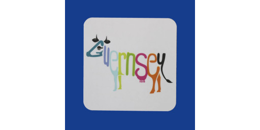 Guernsey Word Coaster by Jill Vaudin